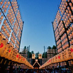 滋賀県多賀大社の万灯祭