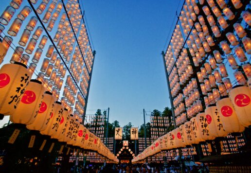 滋賀県多賀大社の万灯祭